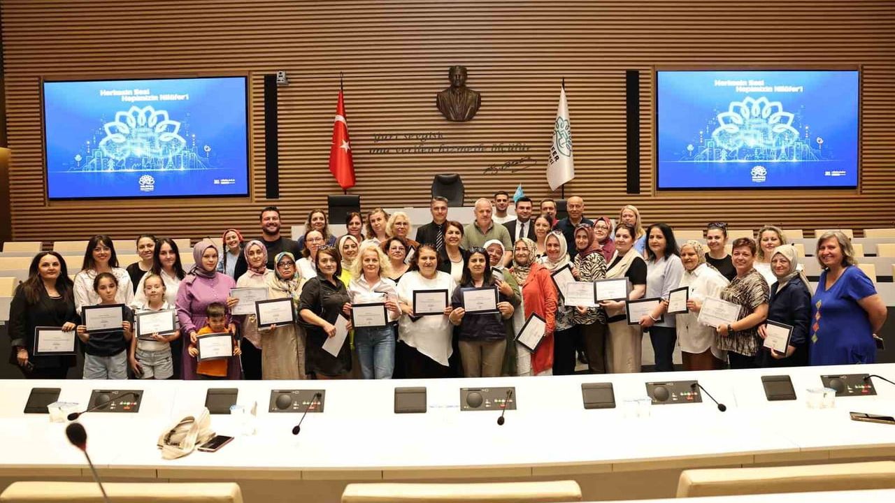 Nilüfer’de sertifikalı kadın gücü