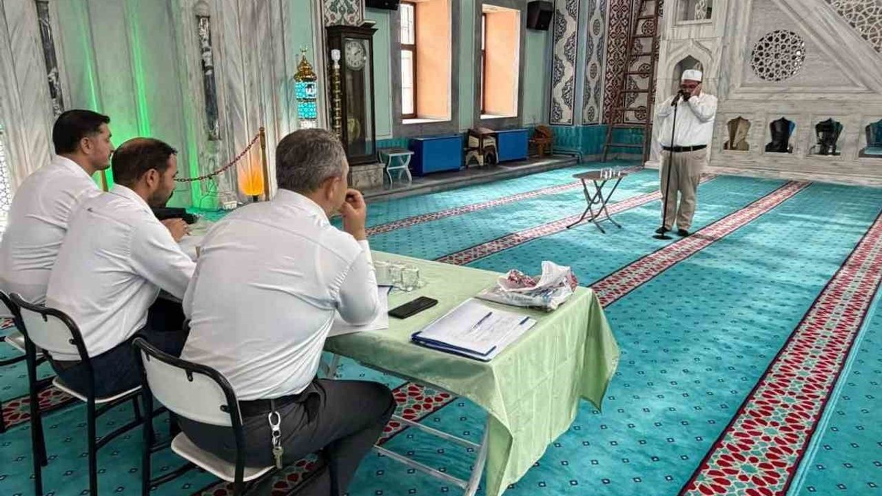 Odunpazarı'nda ezanı güzel okuma ve etkili hutbe sunumu yarışmaları yapıldı