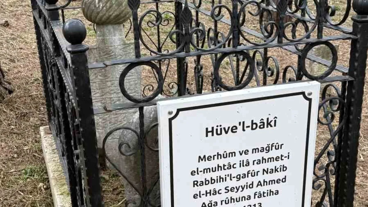 Örcün Sultan Baba türbesi ve hazirede bakım çalışmaları tamamlandı
