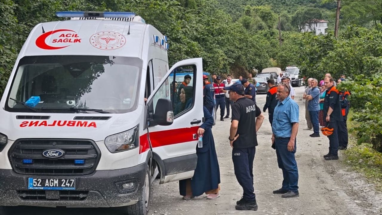Ordu'da ırmağa düşen kişi hastanede yaşamını yitirdi