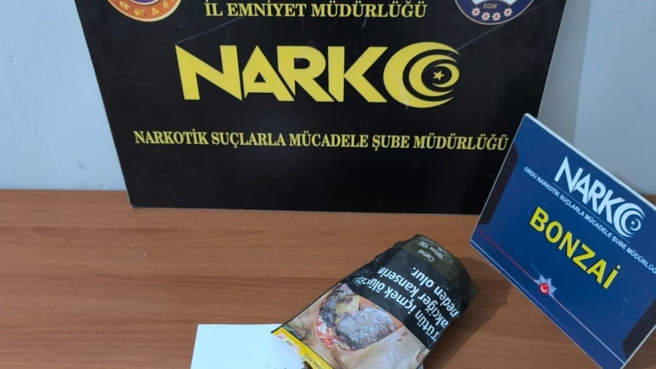 Ordu'da uyuşturucu operasyonları: 7 gözaltı, 1 tutuklama