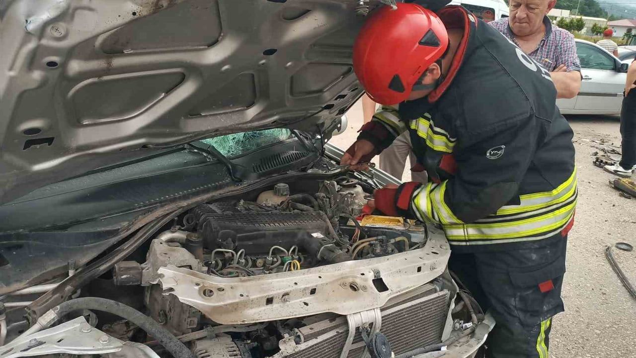 Ordu'nun Fatsa ilçesinde trafik kazası: 5 yaralı