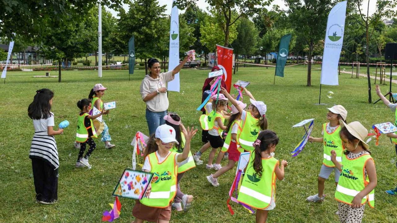 Osmangazi’de minikler yaza merhaba etkinliğinde buluştu