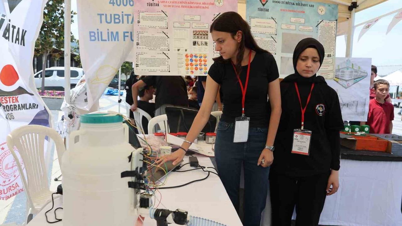 Osmangazi’de öğrenciler bilim heyecanı yaşadı