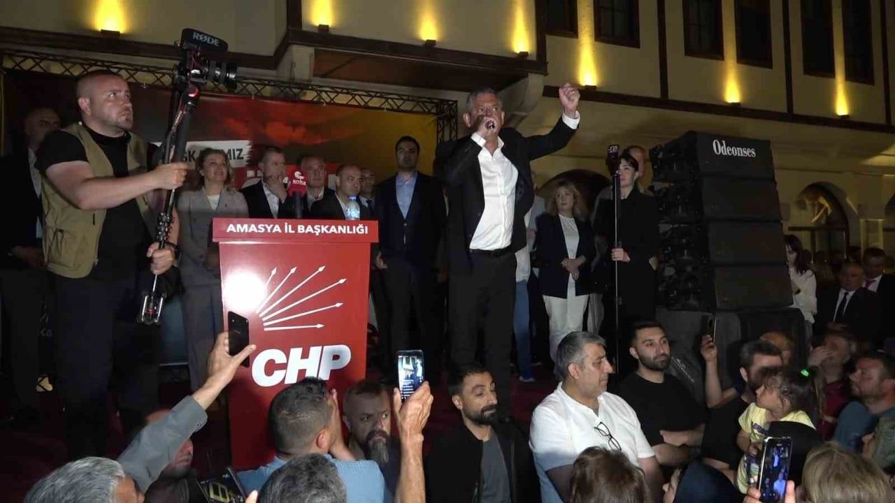 Özgür Özel: 'Ne bölünmenin, ne kavganın peşindeyiz' — Amasya'da birlik vurgusu