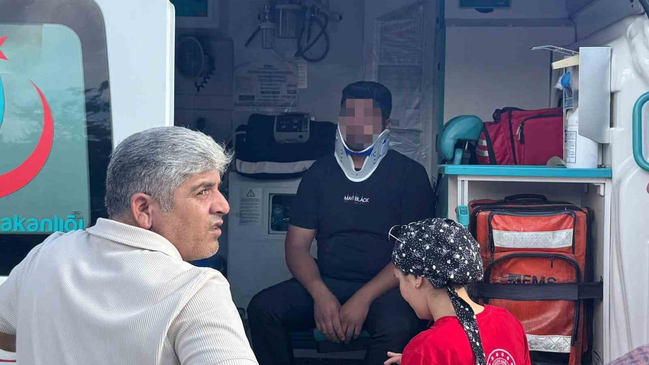 Patnos'ta kaza sonrası sürücü aracını bırakıp kaçtı