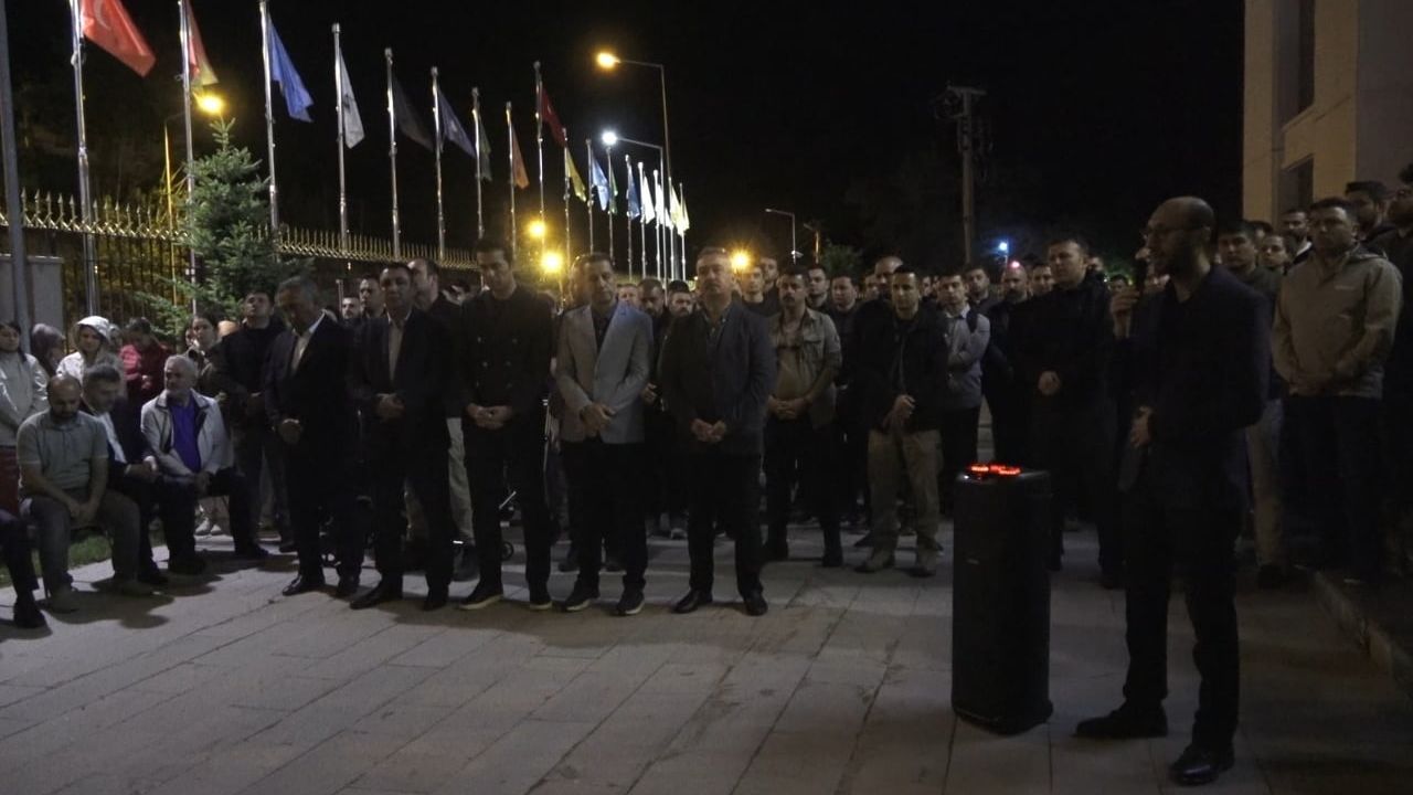 Polis memuru Osman Özer için tören düzenlendi