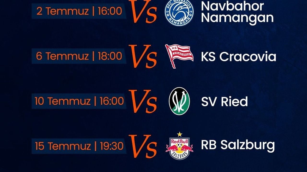 RAMS Başakşehir'in hazırlık maçları belli oldu
