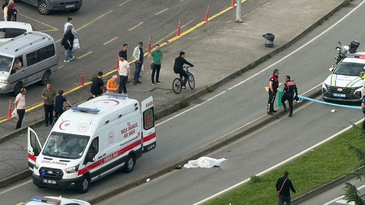 Rize'de kamyonetin çarptığı kadın hayatını kaybetti