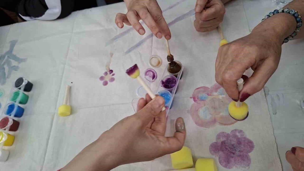 Rize'de kanser hastaları ve yakınları moral depoladı
