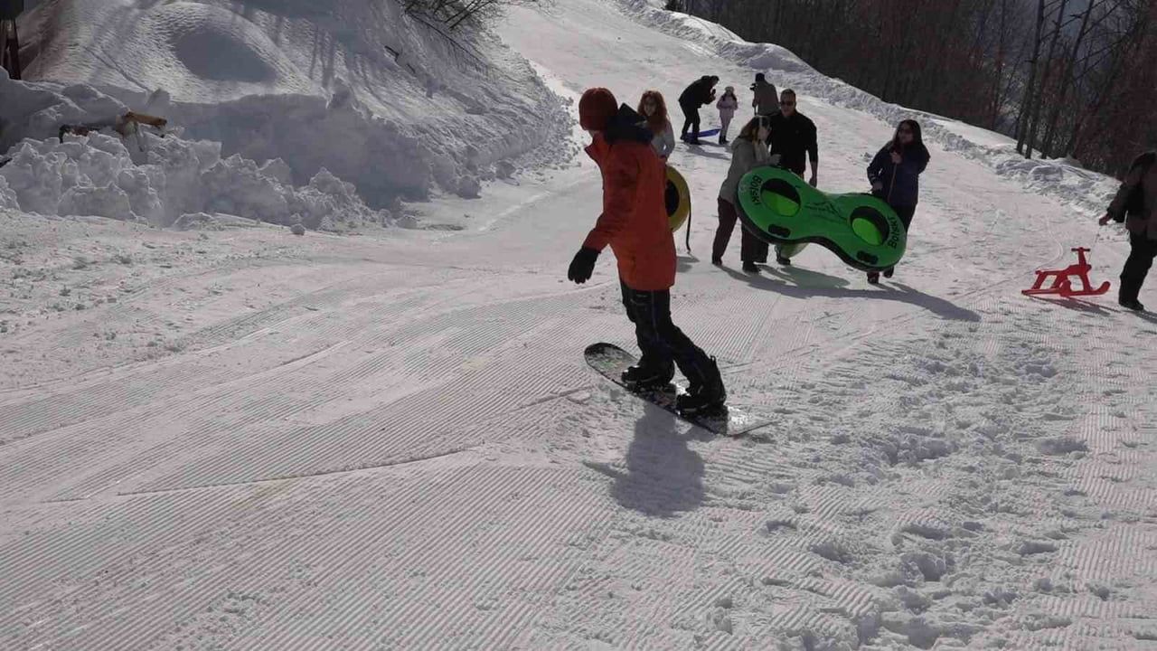 Rize'de kış sporları ve turizm yatırımları sürüyor
