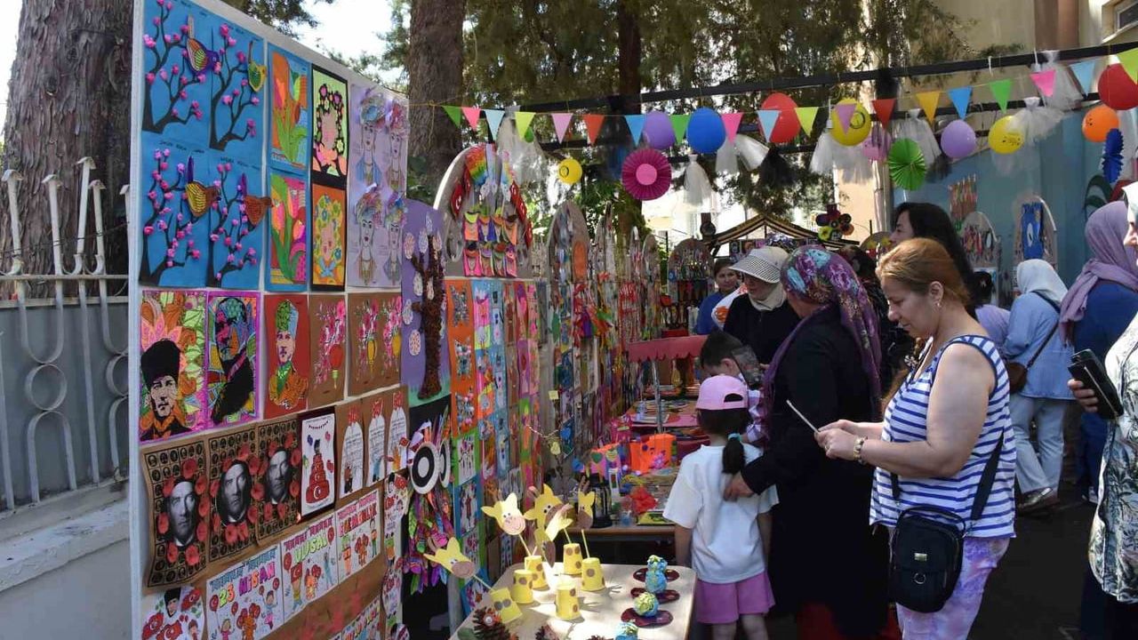 Şahinbey Binevler Ana Sınıfı Öğrencilerinden Geleneksel Yıl Sonu Sergisi