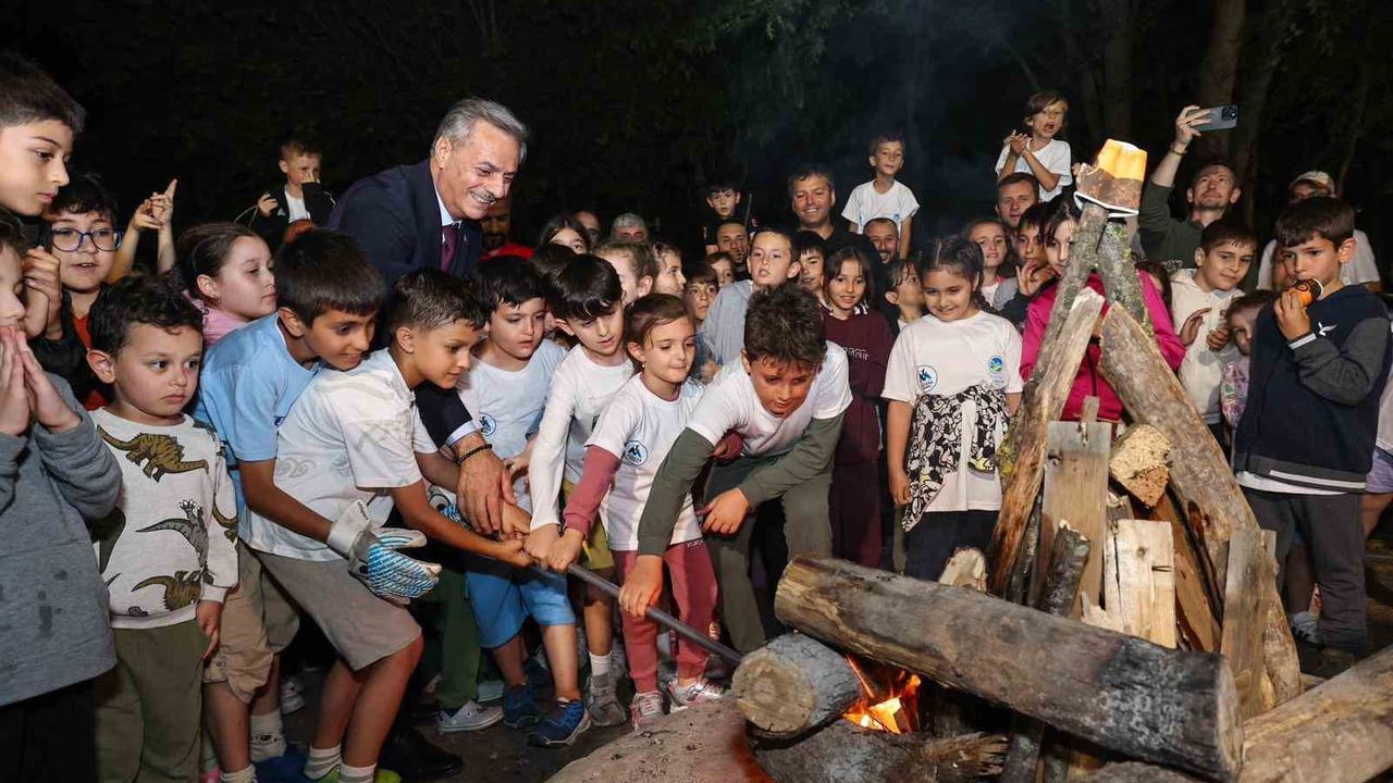 Sakarya'da baba-çocuk kampı düzenlendi