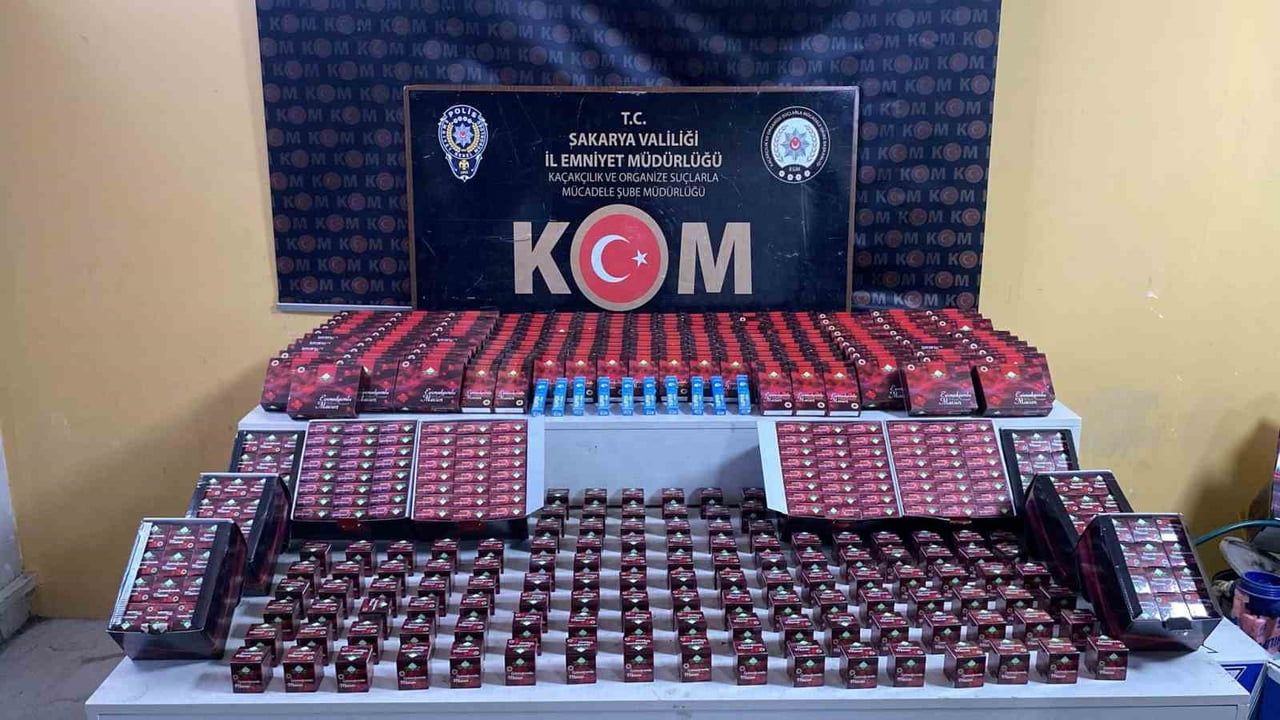 Sakarya'da kaçakçılık operasyonunda 3 gözaltı