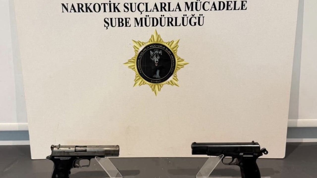 Samsun’da narkotik ve silah operasyonu