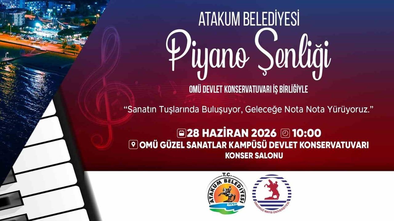 Samsun'da piyano şenliği OMÜ Güzel Sanatlar Kampüsü'nde