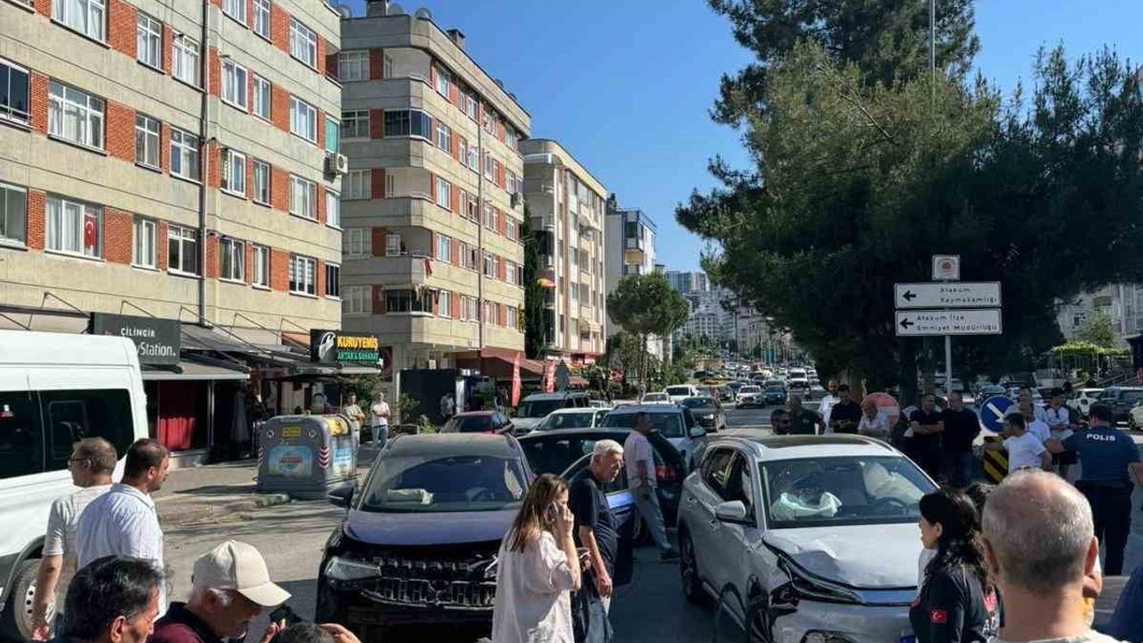 Samsun’da zincirleme kaza: üç araç maddi hasar gördü