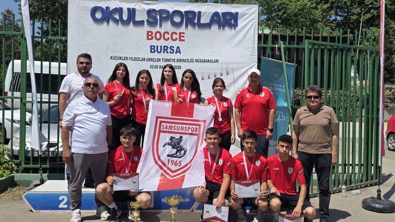 Samsunspor'un altyapısı Şadiye Muzaffer Turhan Anadolu Lisesi, boccede üst üste ikinci kez Türkiye şampiyonu