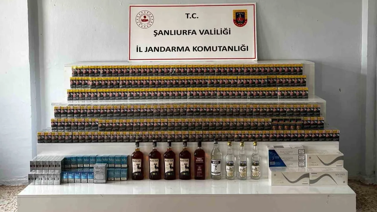 Şanlıurfa'da 2 bin 558 paket gümrük kaçağı sigara ele geçirildi