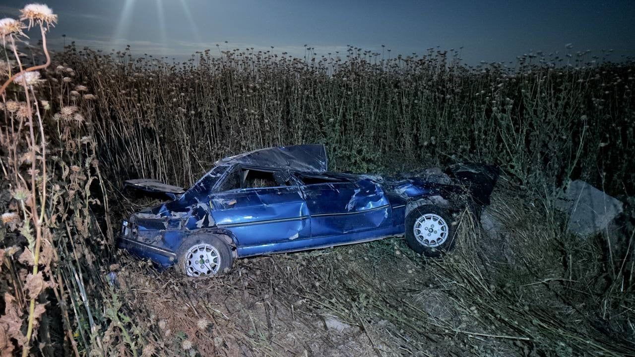 Şanlıurfa'da Ceylanpınar yolunda otomobil şarampole devrildi: 4 yaralı