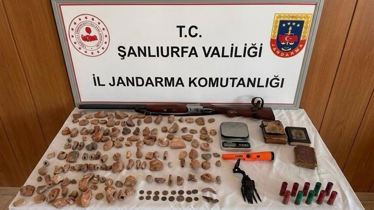 Şanlıurfa’da evde tarihi eser kaçakçılığı: 1 gözaltı