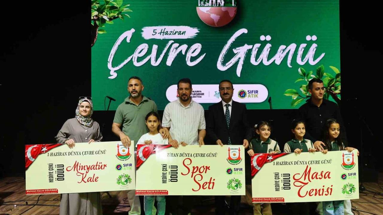 Şanlıurfa’da miniklere çevre bilinci: 5 Haziran etkinliği Mehmet Akif İnan Konferans Salonu’nda
