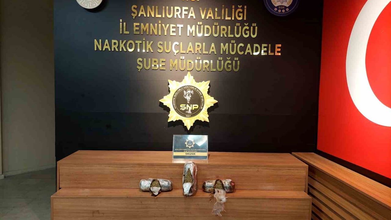 Şanlıurfa'da uyuşturucu operasyonu: 1 tutuklama