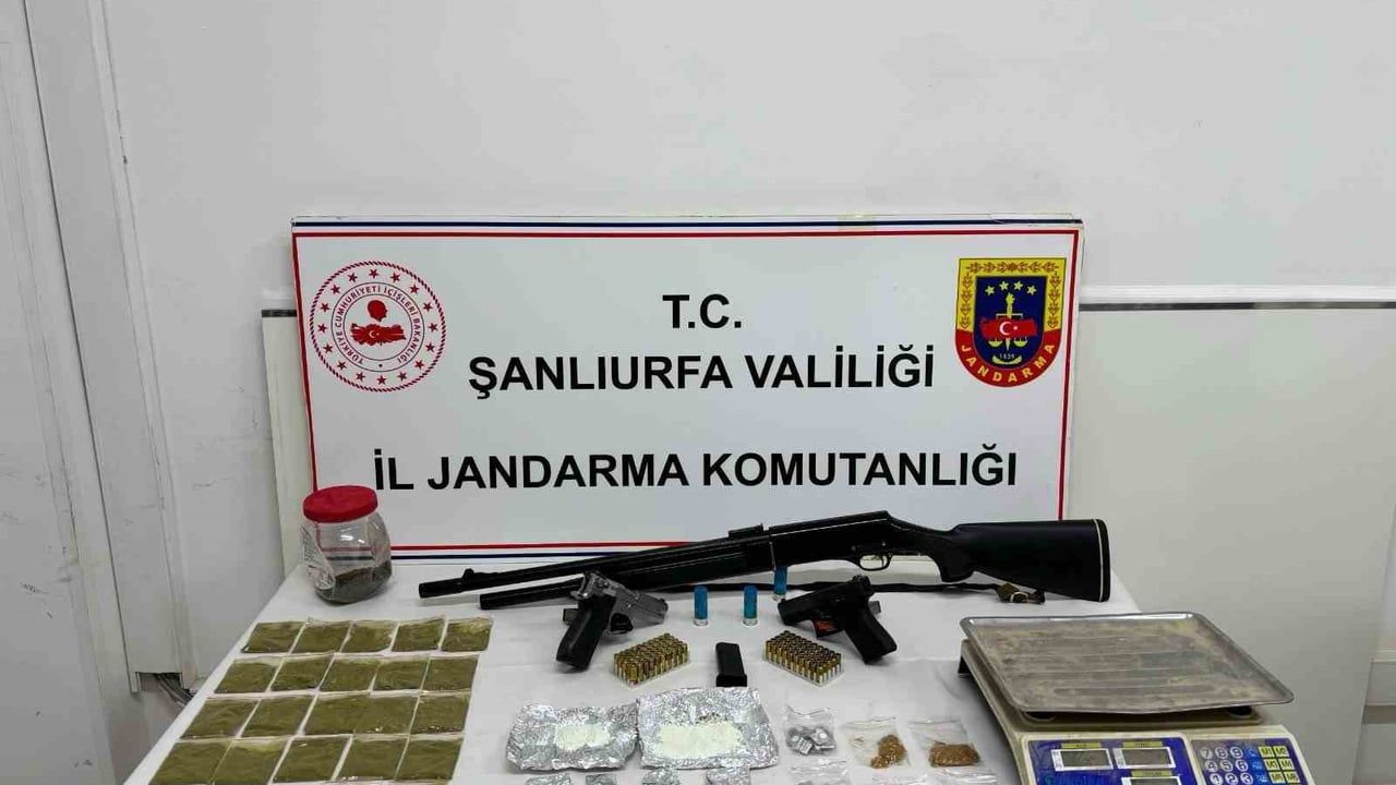 Şanlıurfa'da uyuşturucu operasyonunda 2 gözaltı