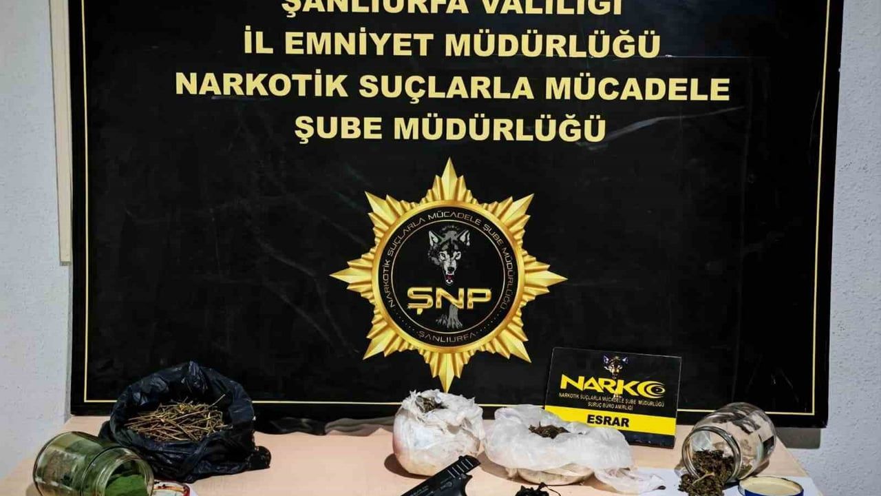 Şanlıurfa'da uyuşturucu operasyonunda 5 gözaltı