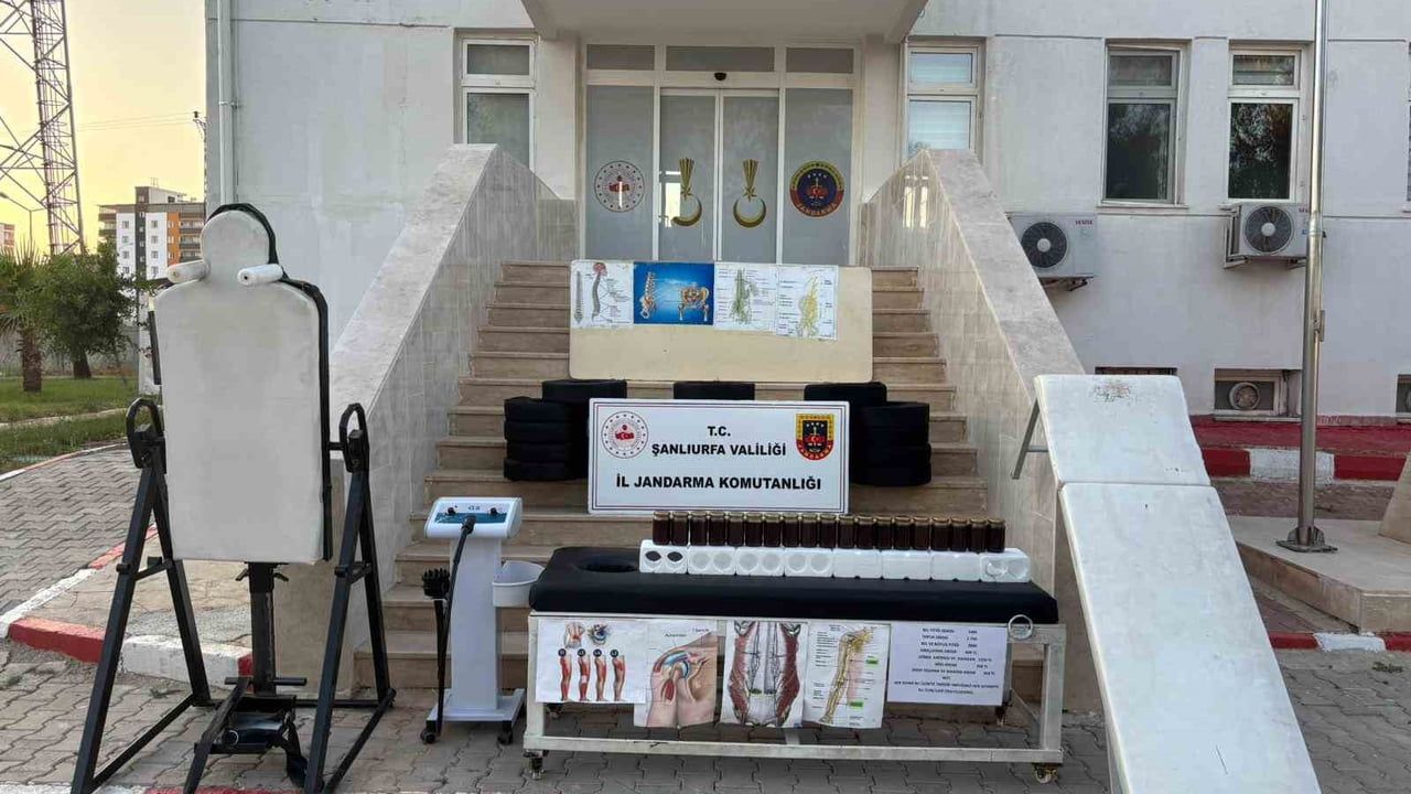 Şanlıurfa'nın Akçakale ilçesinde ruhsatsız tedavi merkezine operasyon: 1 gözaltı