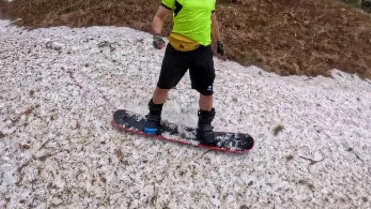 Sarıkamış'ta Haziran Ayında Snowboard: Yüksek Rakımlarda Yaz ve Kışın Buluşması