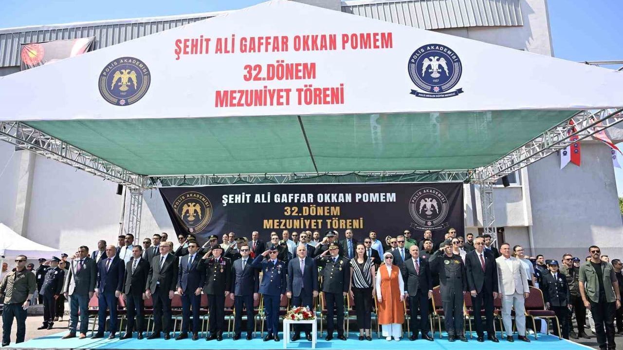 Şehit Ali Gaffar Okkan POMEM’de 32. dönem mezuniyet töreni düzenlendi