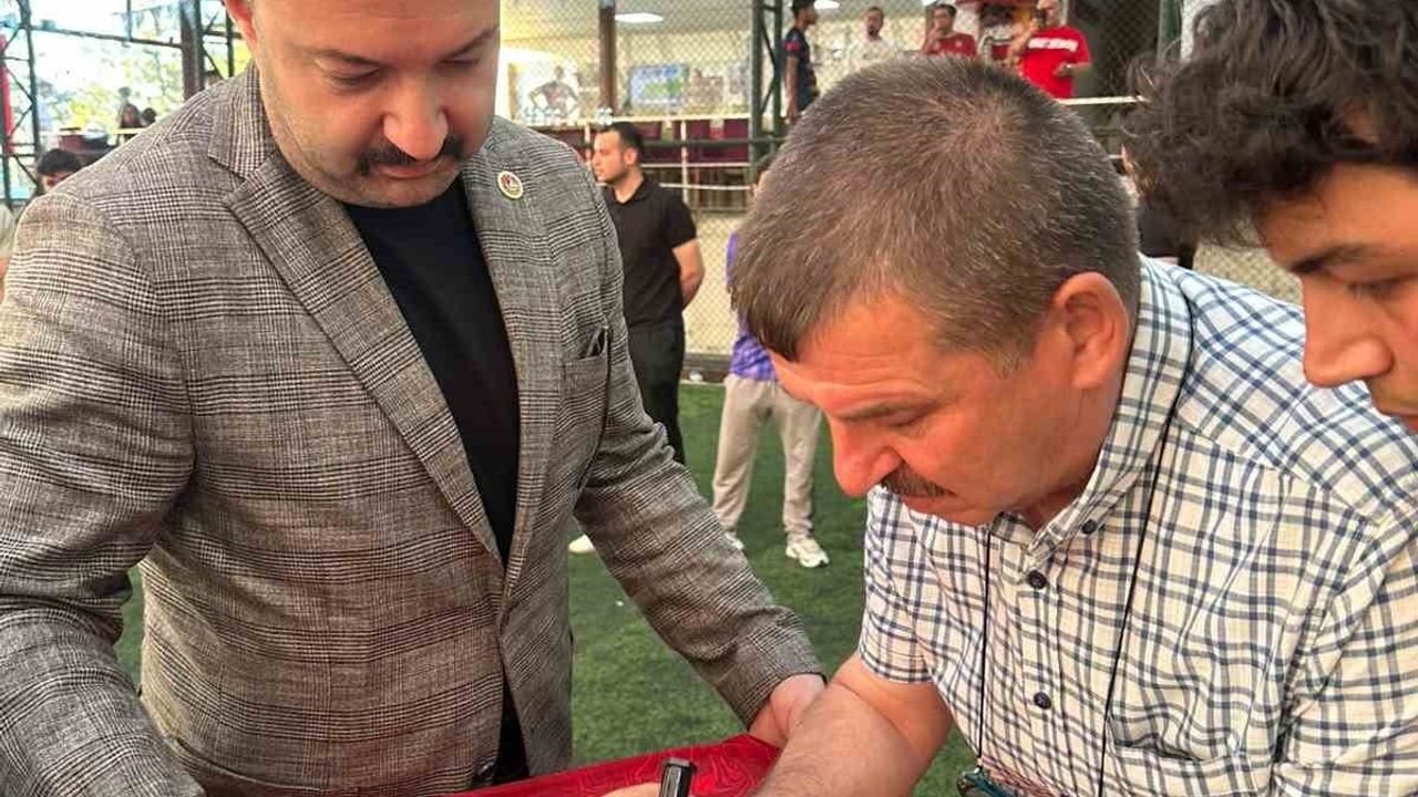 Şehit astsubay İlhan Ongan’ın adı sahada yaşatıldı