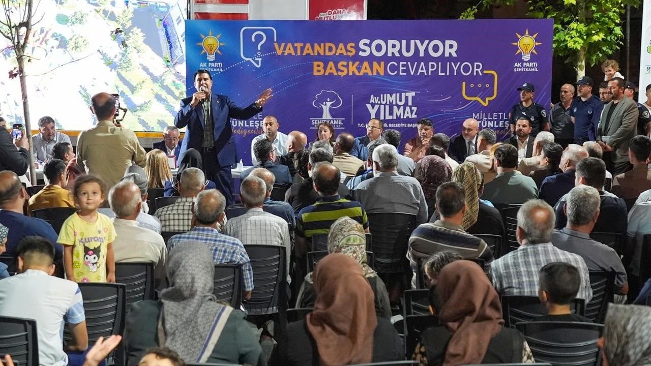 Şehitkamil'de Umut Yılmaz Yamaçoba ve 29 Ekim mahallelerinde vatandaşlarla buluştu
