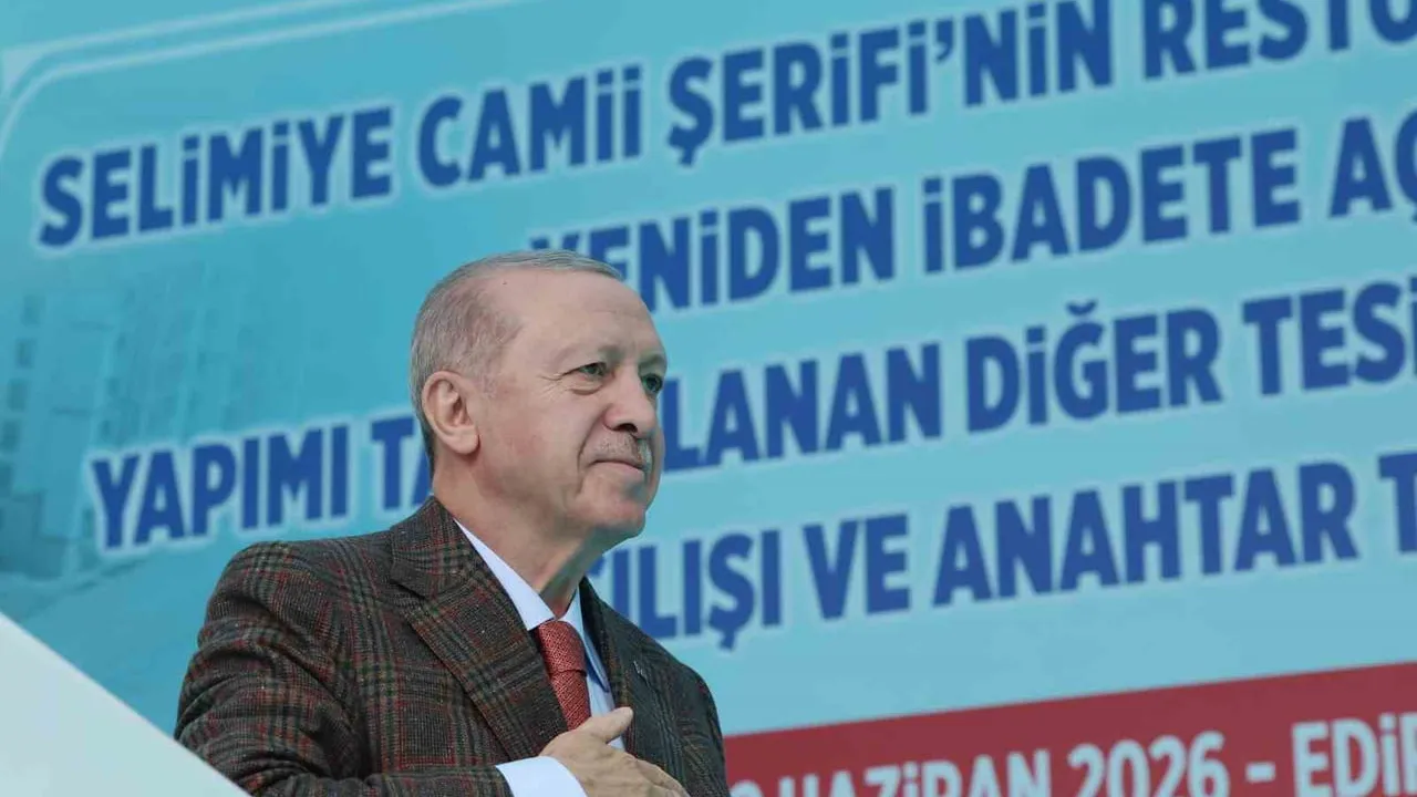 Selimiye camii yeniden ibadete açıldı