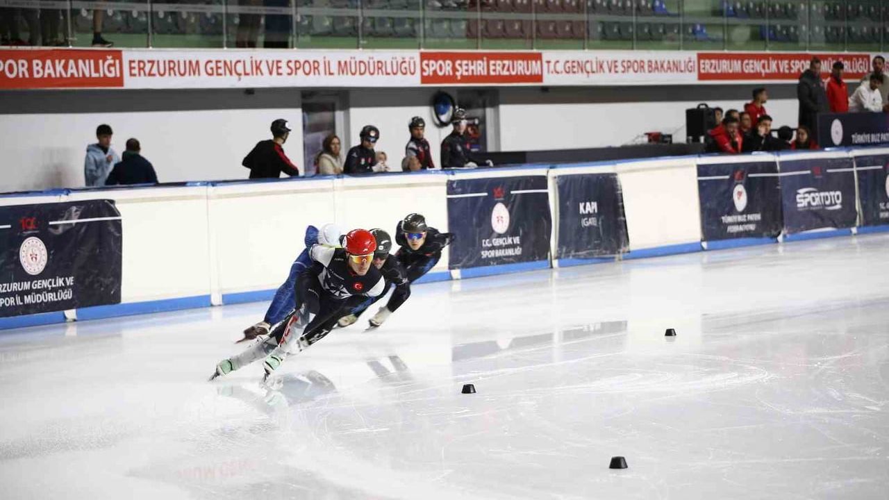 Short track'ta Türkiye şampiyonası heyecanı