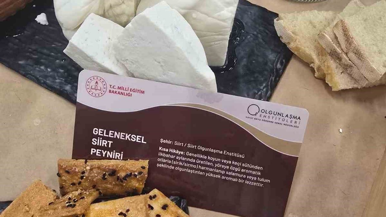 Siirt'in geleneksel peynirleri Ankara'da tanıtıldı