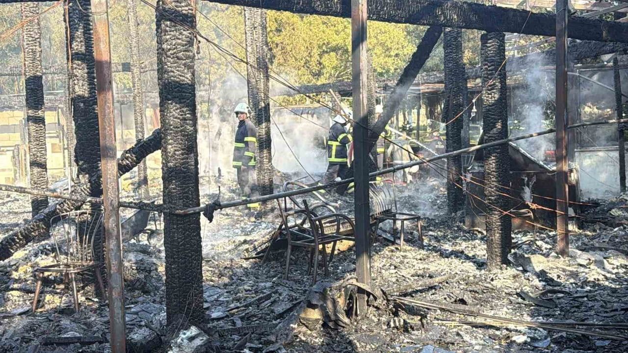 Siirt’te kafede yangın kontrol altına alındı