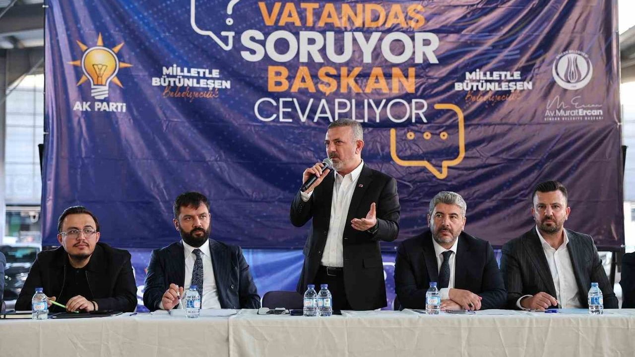 Sincan belediye başkanı Murat Ercan, Mustafa Kemal Mahallesi sakinleriyle buluştu