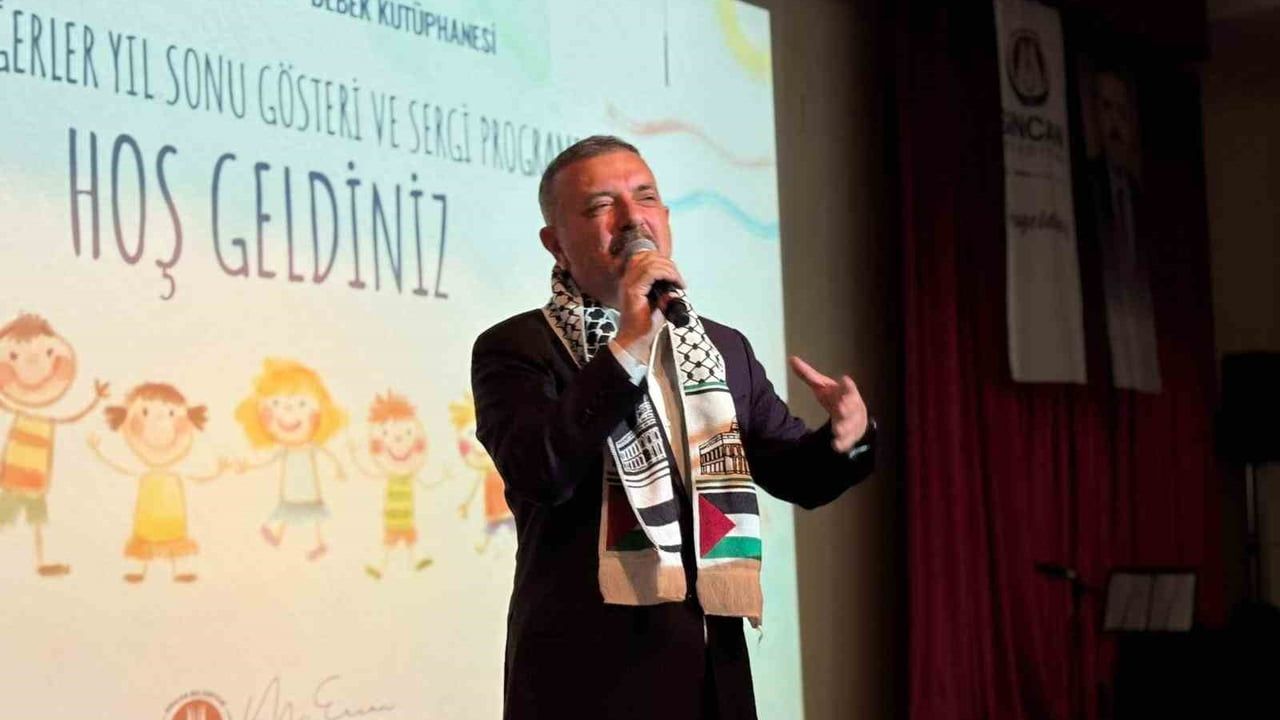 Sincanlı miniklerden yıl sonu gösterisi ve sergisi