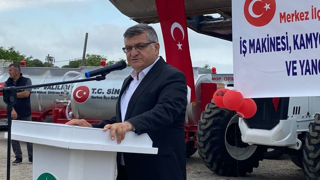 Sinop İl Özel İdaresi filosuna yeni araç ve ekipmanlar teslim edildi