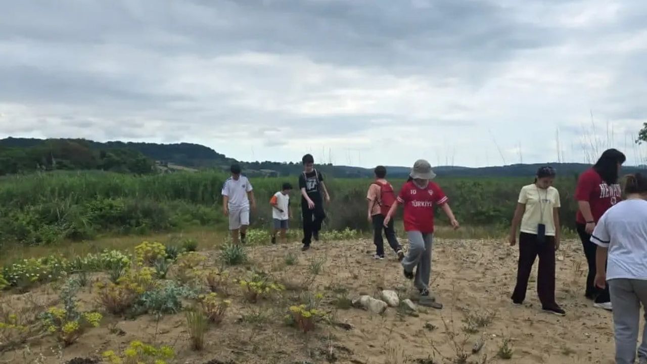 Sinop'ta öğrenciler biyoçeşitliliği yerinde inceledi