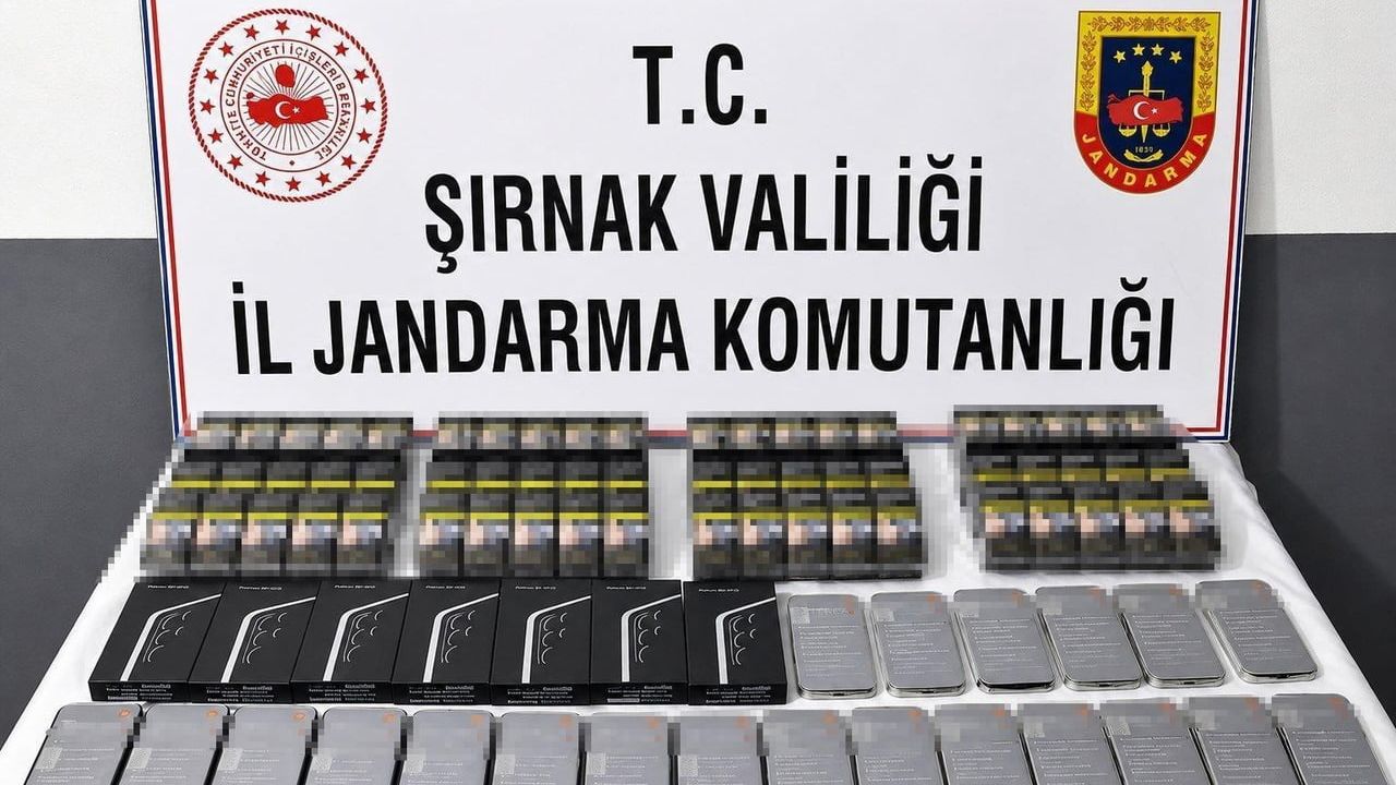 Şırnak'ta dev kaçakçılık operasyonu: 77 milyon liralık kaçak ürün ele geçirildi