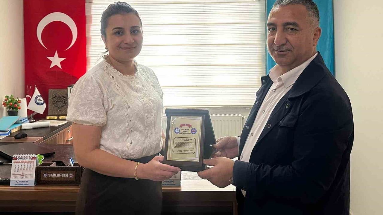 Şırnak’ta görev yapan hemşireye anlamlı veda