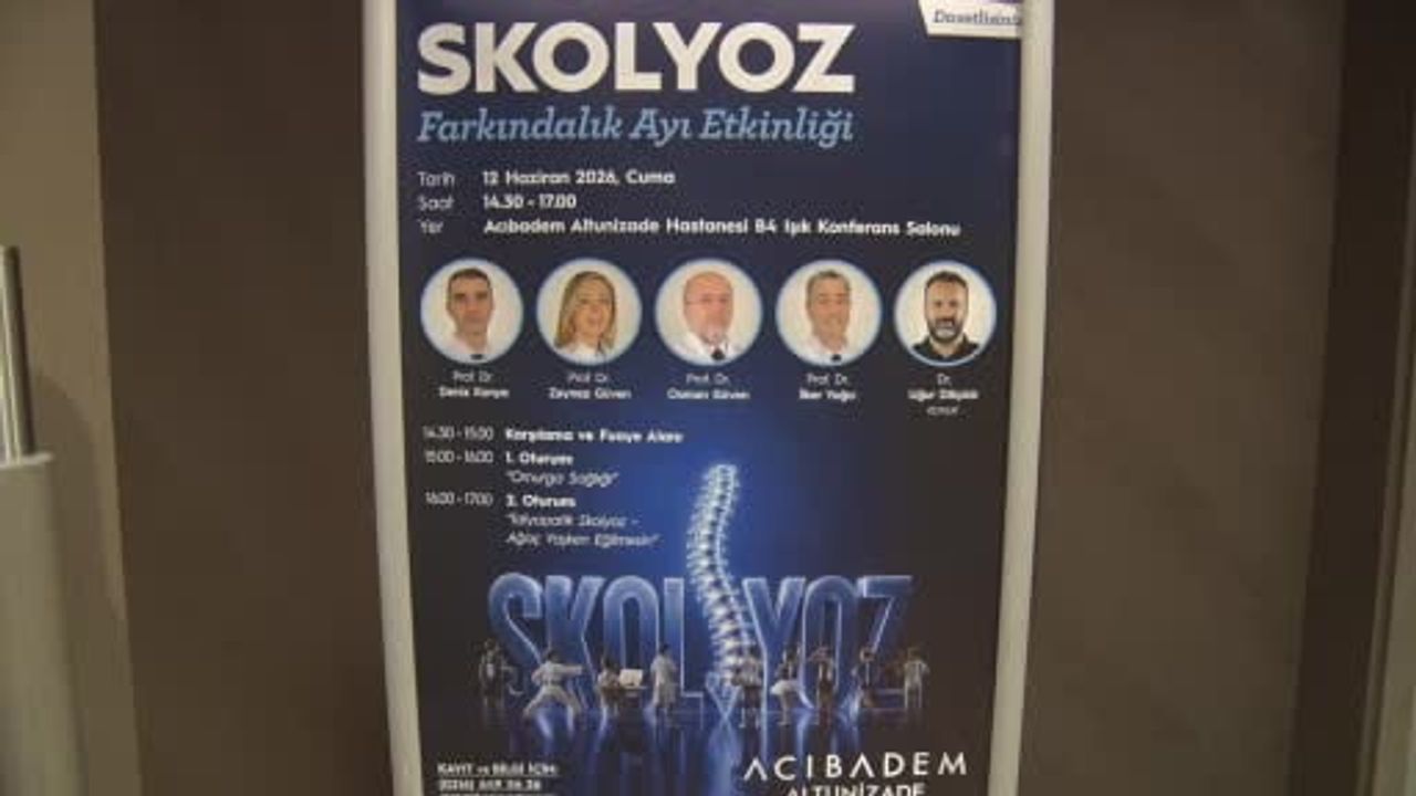 Skolyoz farkındalık ayı'nda Acıbadem Altunizade Hastanesi'nden uyarı: büyüme çağında 1-1,5 milyon çocukta skolyoz