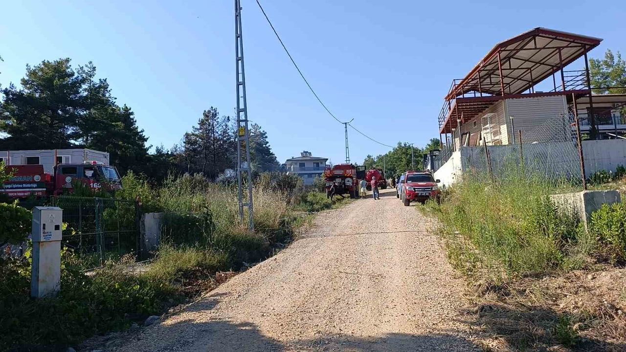 Spiral makinesinden çıkan kıvılcımlar orman yangınına neden oldu: 1 gözaltı