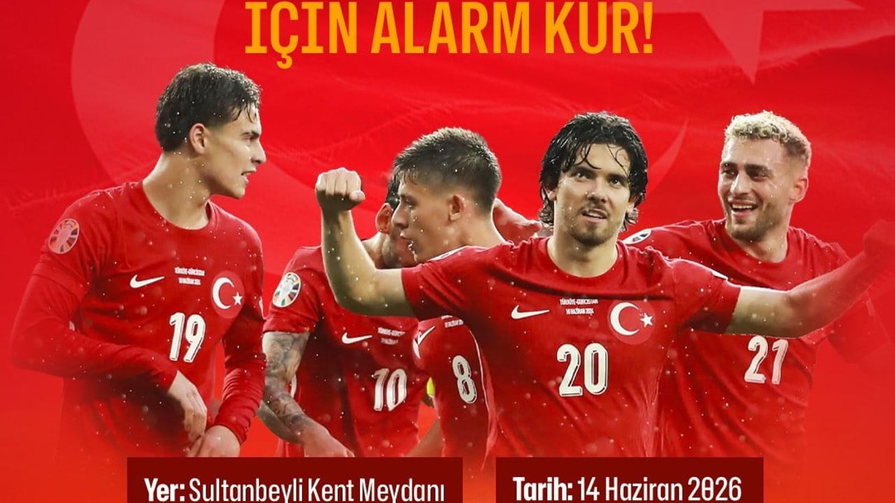 Sultanbeyli'de 'Zafer İçin Alarm Kur' programı: Milli maç sabah namazıyla başlayacak
