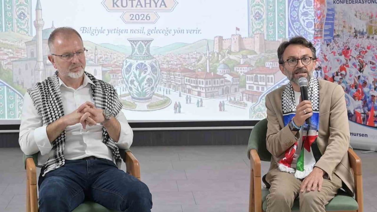 Sumud filosu aktivistleri Kütahya'da yaşadıklarını anlattı