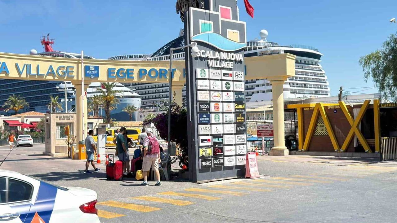 Tamar Tanrıyar Kuşadası'nda kruvaziyer gemisinde yakalandı