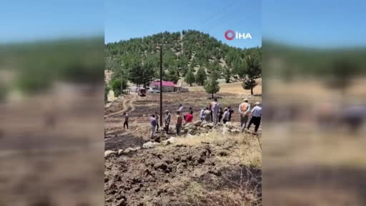 Tarım arazisi alevlere teslim oldu; ihmale AKEDAŞ iddiası